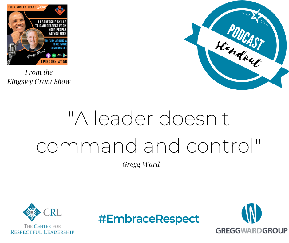 Podcast Standout Quote - A leader doesn't command and control